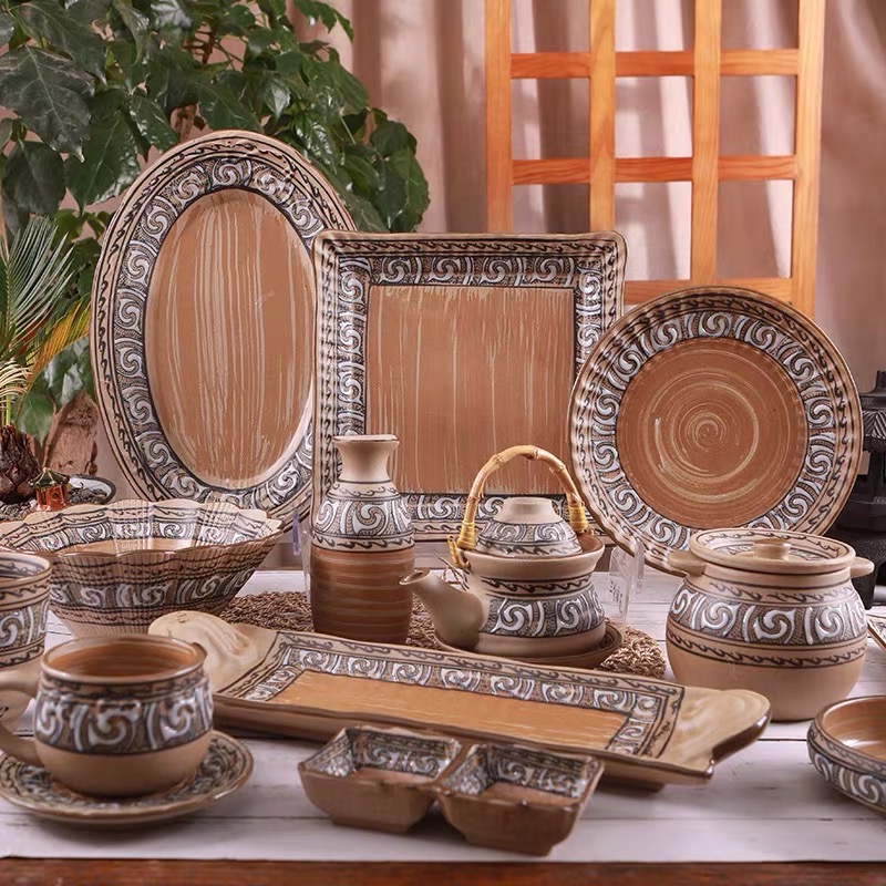 Ceramic Tableware Ceramic mugs ceramic dish Ceramic jar Ceramic jar with lid