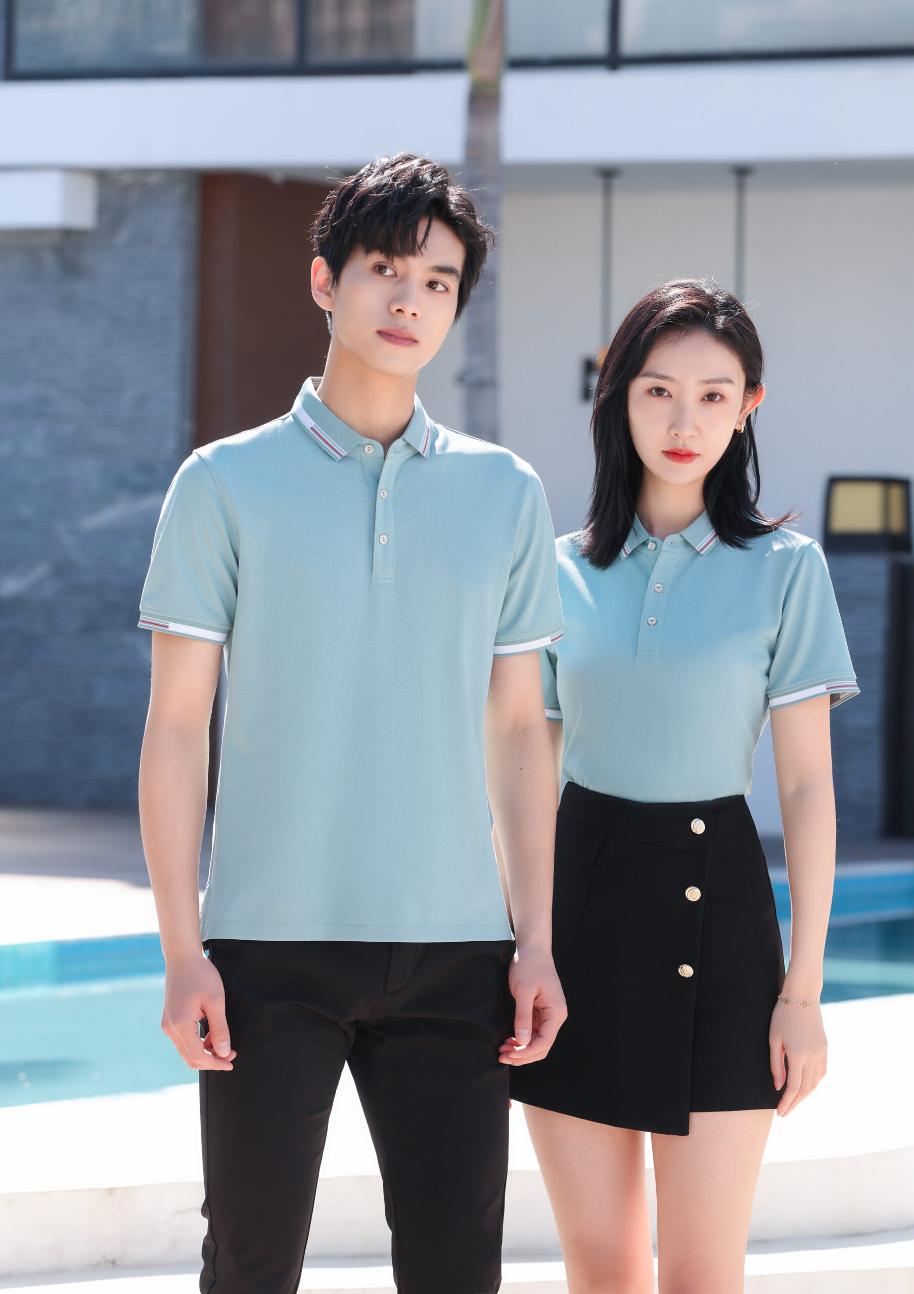 No. 6802 Premium Unisex Polo Shirt